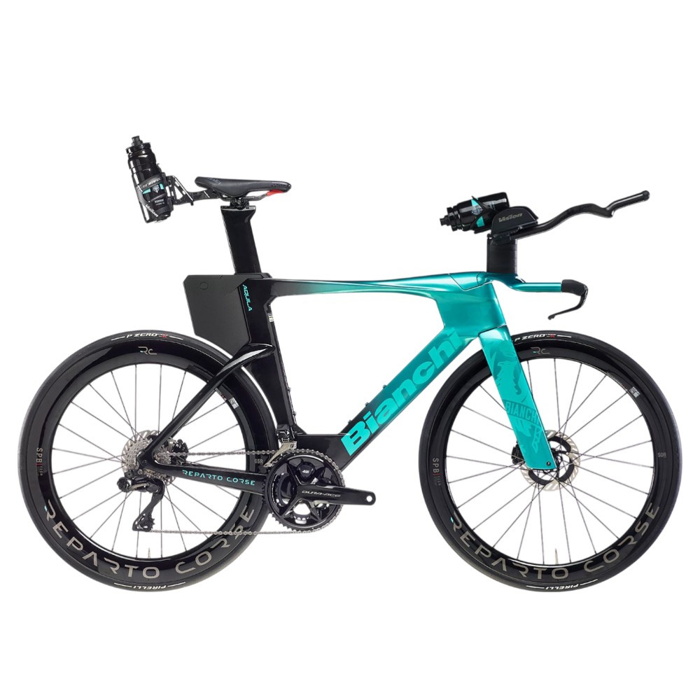 2026 Bianchi Aquila RC SRAM Rival Etap AXS E1 Carbon Triathlon Bike